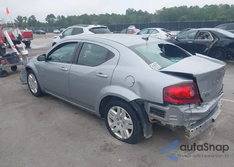 2013 Dodge Avenger Se z USA, uszkodzony, nr VIN 1C3CDZABXDN627243